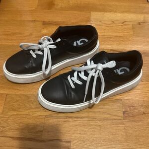 Ganni Black and White Womens Sneakers